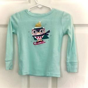 Owl Night Shirt with Long Sleeves